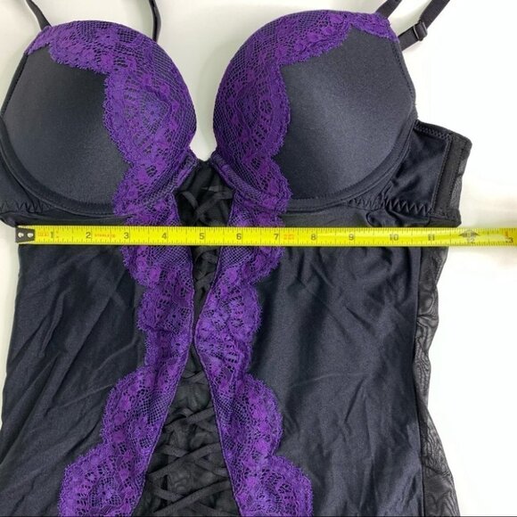 La Senza Bustier Baby doll with Garter Clips Small - Picture 7 of 10